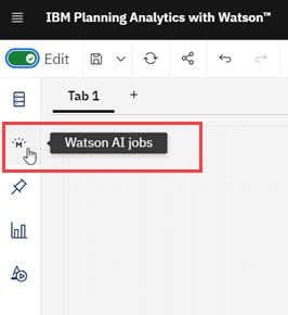 Watson AI tab