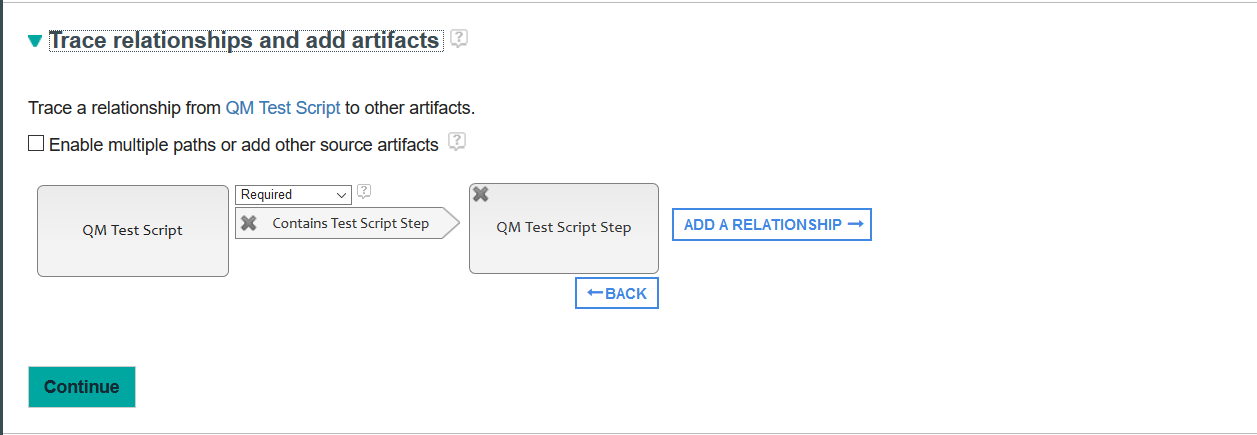 step trace relationship