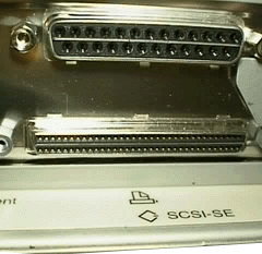 External SCSI-SE connection