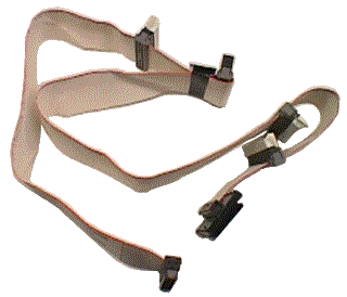 4 drop 6 connector 68-pin (male) scsi cable