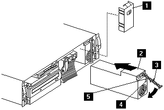 removing a hot-swap power supply