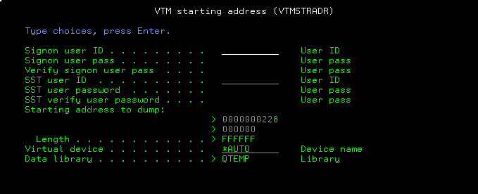 Signon and SST  credentials 