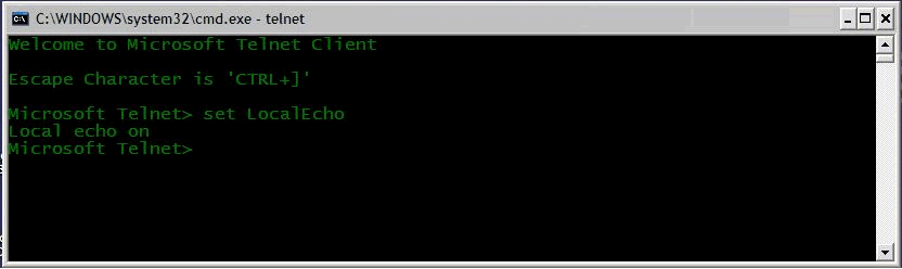How to use telnet to test the status of an SMTP mail server on Windows