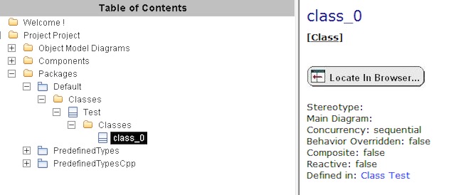 How to modify HTML Exporter template to include diagrams located under  classes in IBM Rational Rhapsody ReporterPLUS